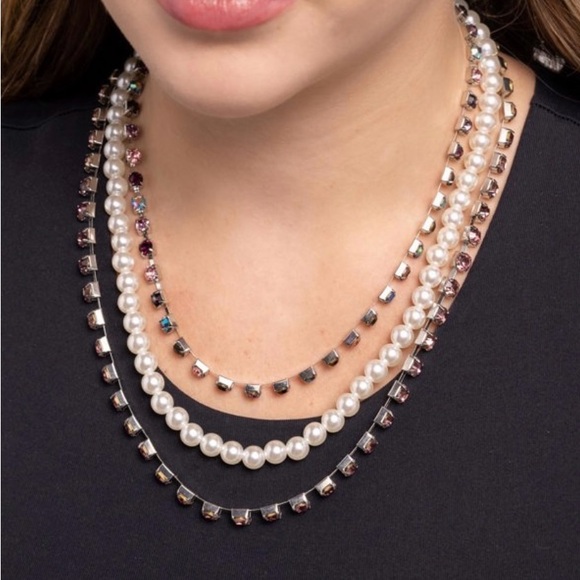 paparazzi Jewelry - Class Change - Purple Necklace